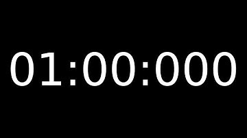 1 Minute Countdown Timer with Milliseconds