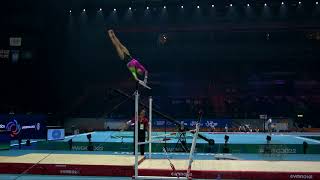 KICKINGER Selina (AUT) - 2022 Artistic Worlds, Liverpool (GBR) - Qualifications Uneven Bars