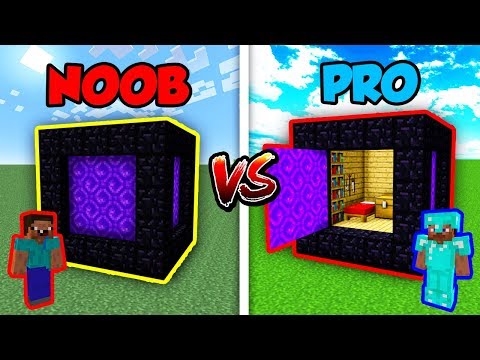 Minecraft NOOB vs. PRO: SECRET PORTAL CUBE in Minecraft!