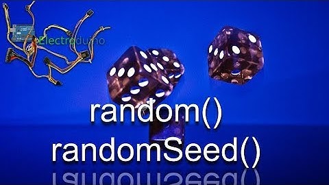 #16 NÚMEROS PSEUDO-ALEATORIOS en ARDUINO. random () y randomSeed ()