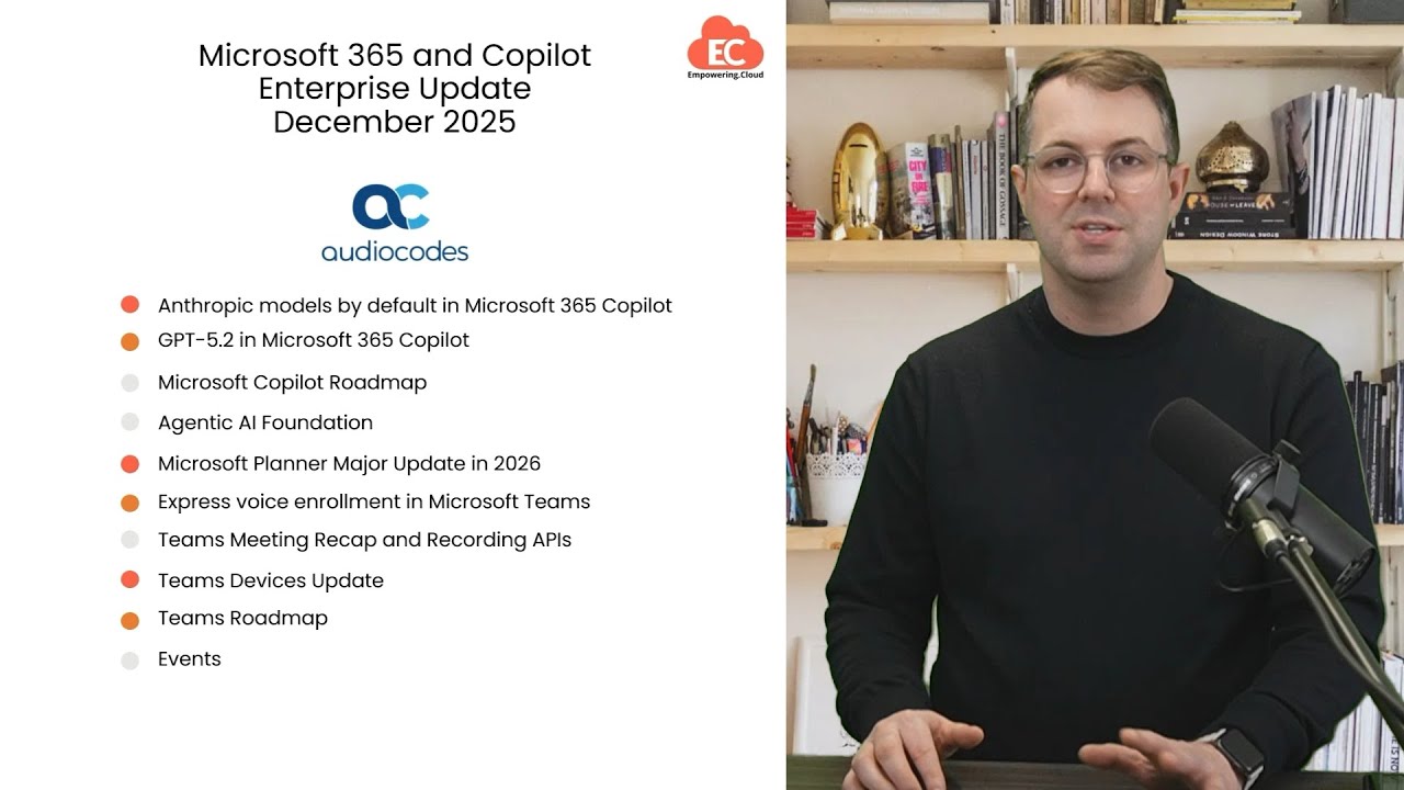Обновление Microsoft 365 и Copilot Enterprise — декабрь 2025 г.