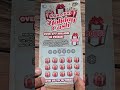 $500k Holiday Cash $10 FL Lottery Scratch Tickets x 2 #shorts #lottery #lotto #scratchoffs #gambling