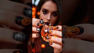 Happy Halloween 🎃#halloween #pumpkin #asmr #nailart #halloweendecor #nails #aiart #aigenerated
