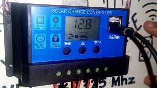 Solar Charge Controller basic na basic set up at settings(tagalog)