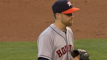 HOU@LAA: McHugh fans five over seven scoreless