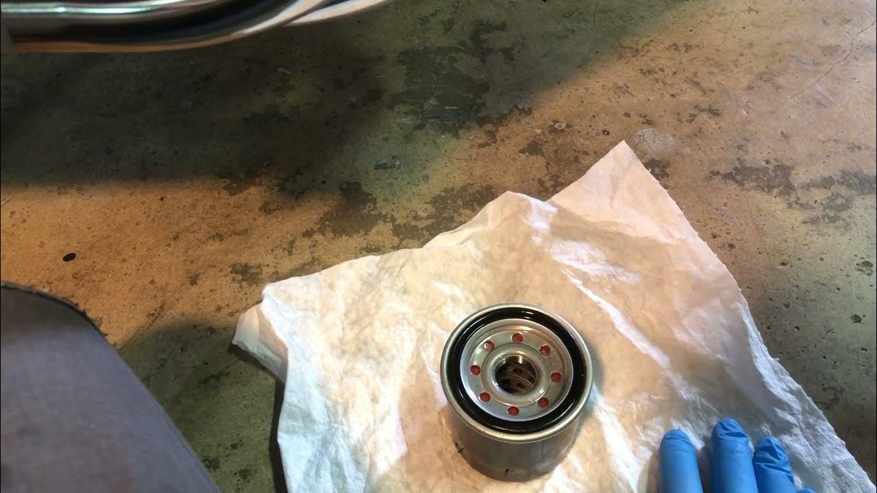 Motorcycle oilchange tips and tricks (Honda CB750 Nighthawk) Part 3