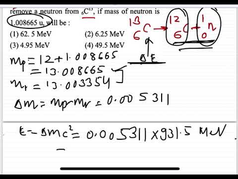JEE MAIN 2024(27jan shift2)The atomic mass of 6C12 is 12.000000 u and that of6C13 is 13.003354 u. Th 14 JEE MAIN 2024(27jan shift2)The atomic mass of 6C12 is 12.000000 u and that of6C13 is 13.003354 u. Th