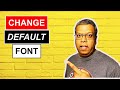 Notepad++ Change Default Font #notepadtricks