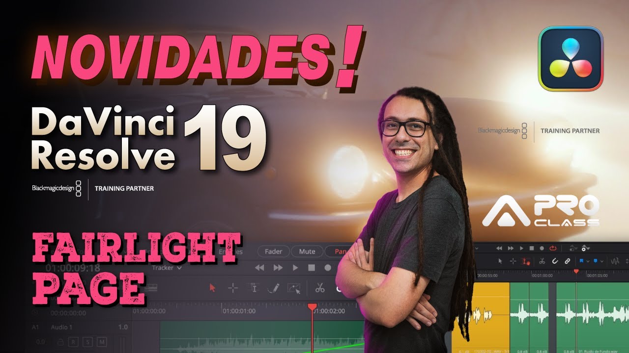 Novidades de Áudio do DaVinci Resolve 19 - FAIRLIGHT PAGE - YouTube