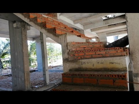 How to Build Stairs using brick and mortar