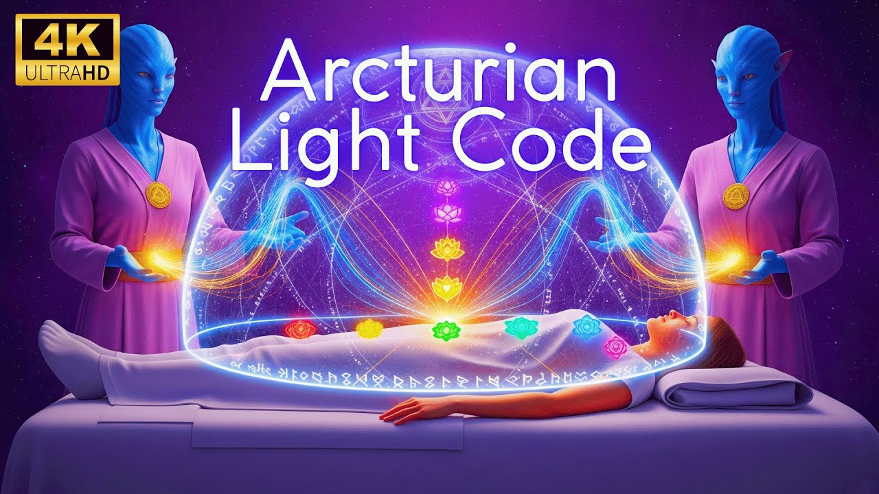 Arcturian Healing Frequency 🌌 DNA Upgrade with Light Codes 🔮 Soul ...