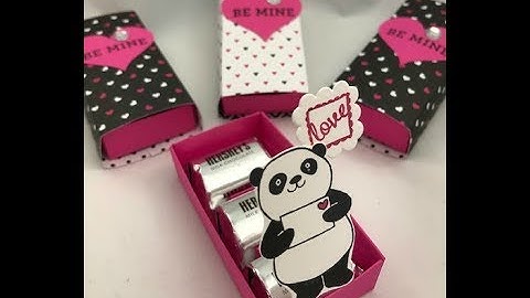 Party Pandas Pop Up Box Stampin Up
