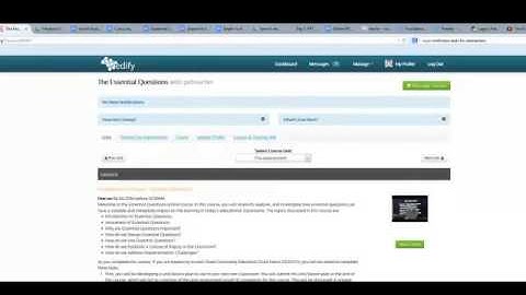 The Essential Questions Overview Video for the Email