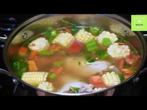 Caldo de Pollo con Verduras Nutritivo y Sabroso