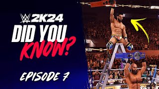 WWE 2K24 Did You Know?: New Victory Scenes, Secret Entrances, Locker Code & More! (Episode 7)