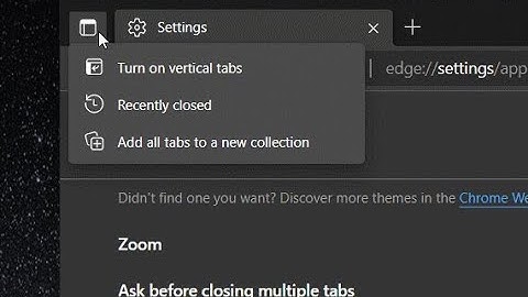 Microsoft Edge gets Tab actions menu