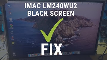 iMac LM240WU2 Black Screen No Image Fix - LCD Control Module Issue