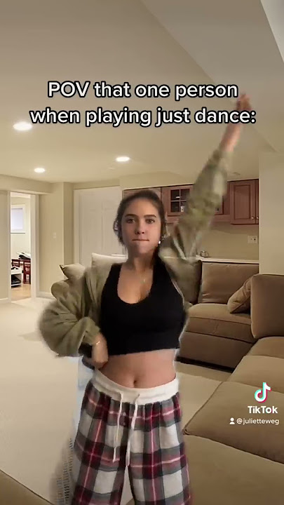 POV that one person when playing just dance: