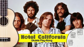 Video thumbnail of "Hotel California Ukulele Play Along"