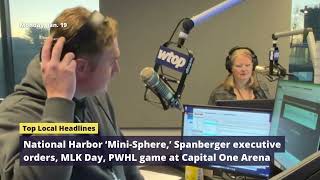 National Harbor ‘Mini-Sphere,’ Spanberger executive orders, MLK Day, PWHL game at Capital One Arena