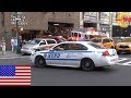 New york city midtown madness  massive air horn usage pedestrians blocking fdny firehouse