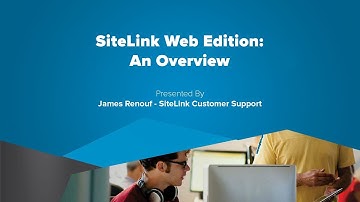 SiteLink Web Edition - an overview