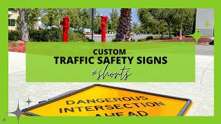 Custom Traffic Safety Signs | #shorts Custom Traffic Safety Signs | #shorts