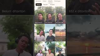 hasil konten view tayangan di 3 platform yg berbeda #youtubeshorts #tiktok #facebook