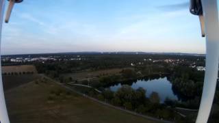 The flight of F450 APM 2.8 quadcopter in "Guided" mode