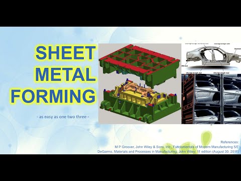 Proses Manufaktur - Proses Pembentukan Logam Lembaran - Sheet Metal Forming #BangDosen