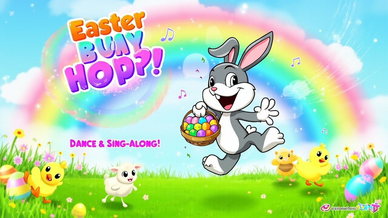 The Easter Bunny Hop π£ | Fun Easter Song for Kids | Dance & Sing Along! The Easter Bunny Hop π£ | Fun Easter Song for Kids | Dance & Sing Along!