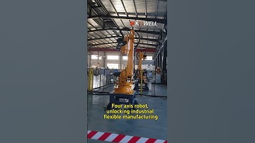 Four axis robot, unlocking industrial flexible manufacturing#factory #industrialrobotics #factory