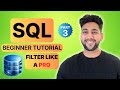 SQL Filtering Made Easy | WHERE, AND, OR, IN, BETWEEN, LIKE, NOT | Beginner SQL Tutorial