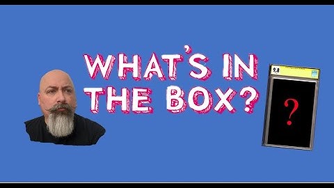 Unboxing CGC Signature Slabs and a key to me