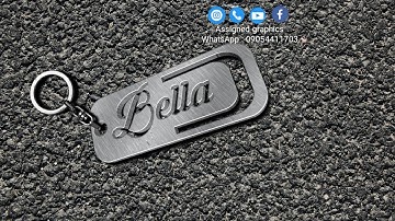 PixelLab keychain | 3d logo design | PixelLab Tutorial | 2020