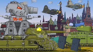 VK-44 in Moscow! Will Ratte rush to the rescue? - Cartoons about tanks