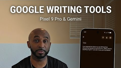 Google Gboard Writing Tools on Google Pixel 9 Pro