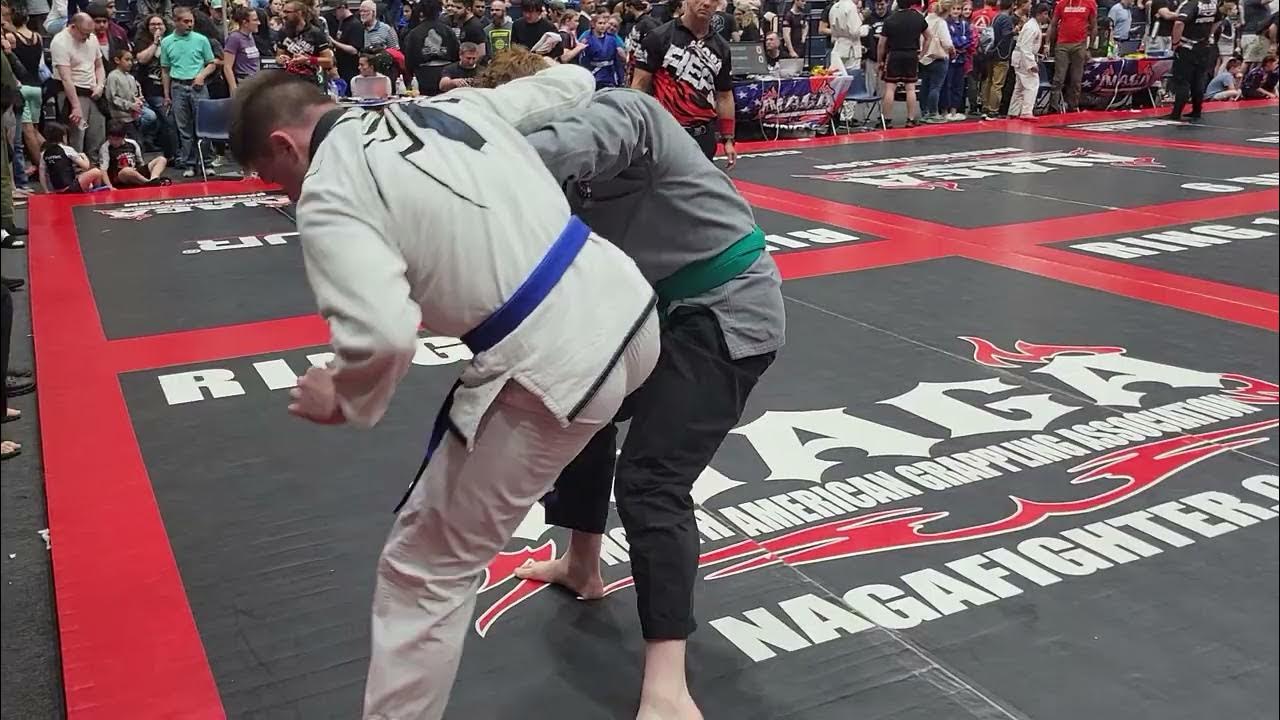 BJJ Blue Belt Shows Mercy With Slam In Fast Dominating Match. YouTube