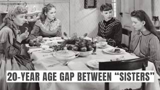 MGM Cast 'Sisters' With 20-Year Age Gap. Elizabeth Taylor 17, June Allyson 32. Family Made No Sense.