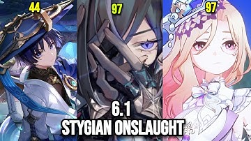 Wanderer, Kaeya & Emilie vs NEW 6.1 Stygian Onslaught (Fearless)