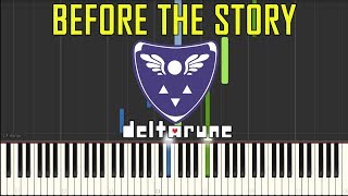 Before The Story - Deltarune (Undertale Series) [Synthesia Piano Tutorial]