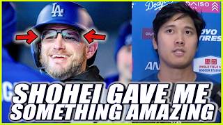 What Shohei Gave Max Muncy Left the World in Tears【shohei/ohtani/MLB/Dodgers】