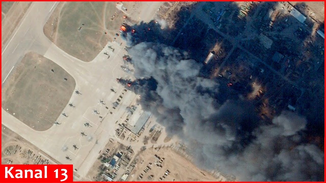 Nine Russian helicopters destroyed at airfield in one day - Dozens are killed and injured - OFFICIAL