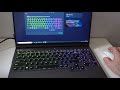 Lenovo Legion 5 Pro: Keyboard RGB light customization (Fn + Space Bar, Lenovo Vantage app)