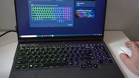 Lenovo Legion 5 Pro: Keyboard RGB light customization (Fn + Space Bar, Lenovo Vantage app)