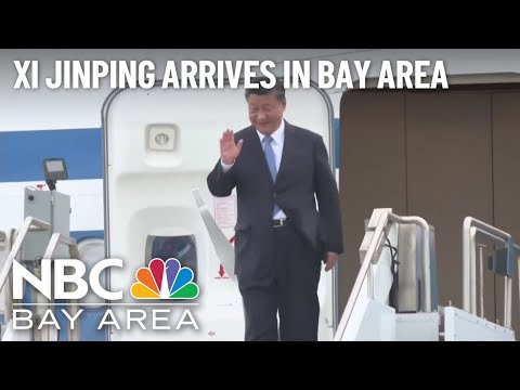 Chinese President Xi Jinping arrives in San Francisco