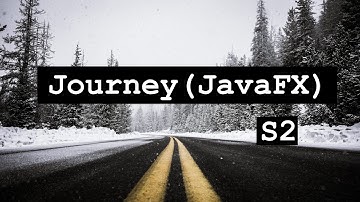 Journey(JavaFX)S2E10 CSS SceneBuilder TextField Label ListView DatePicker Basic Design Explanation