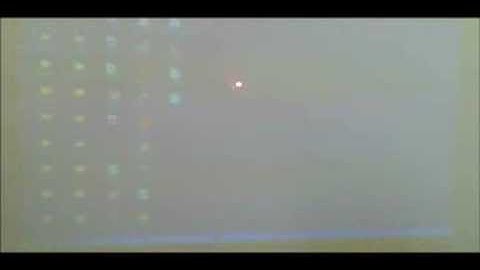 Mouse cursor control by Laser pointer .wmv