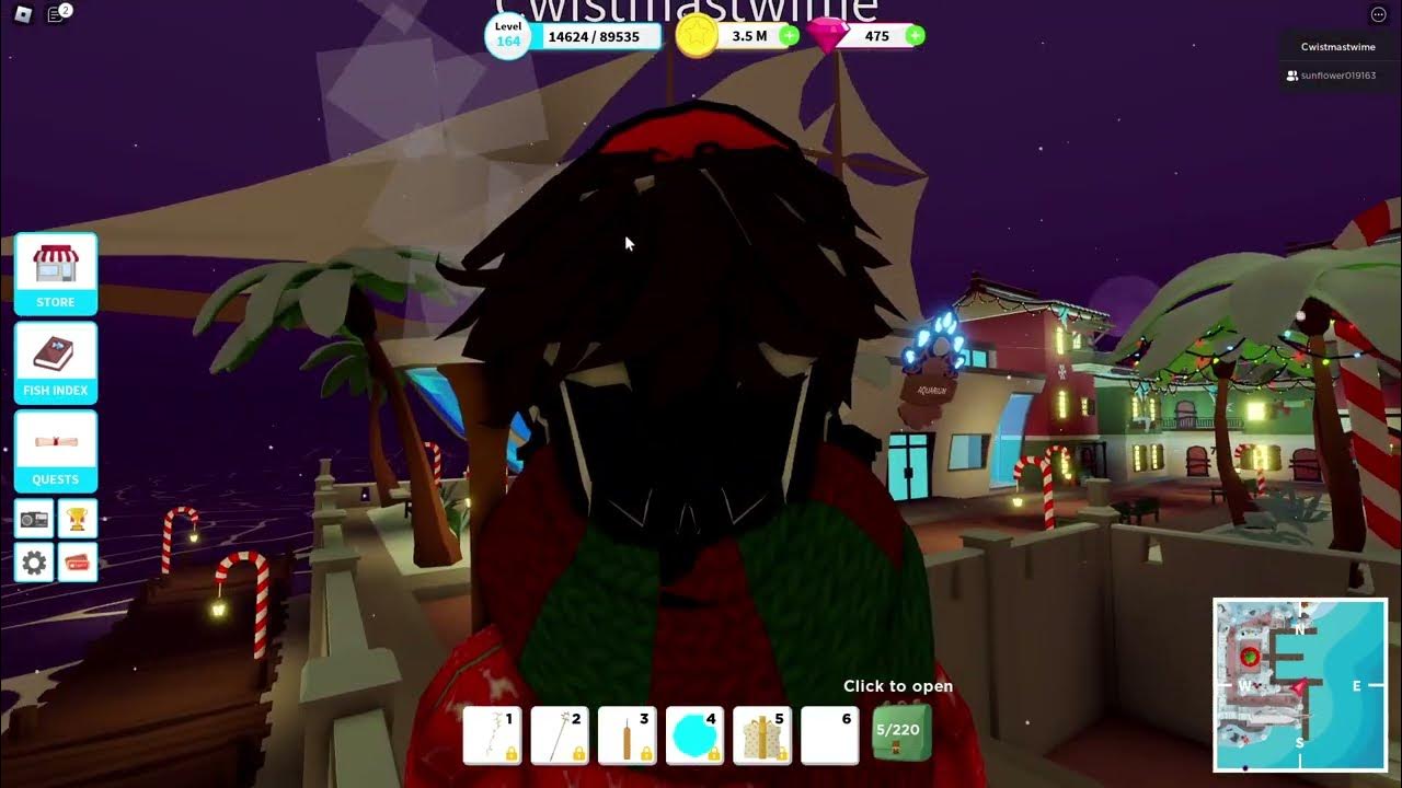 Christmas void storm Fishing sim 13 YouTube