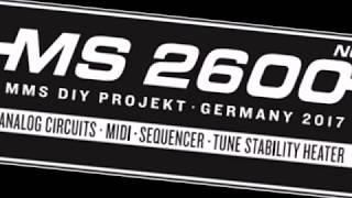 MS2600NG FIRST SOUNDCHECK